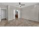 Main bedroom with dual doors leading to the en suite bathroom at 10775 E Peralta Canyon Dr, Gold Canyon, AZ 85118