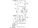 A lot plan with backyard, driveway, service garage, and dimensions, including placement along E. Tillman Avenue at 10859 E Tillman Ave, Mesa, AZ 85212