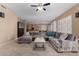 Inviting living room with comfortable seating, open to the kitchen and dining area at 1268 N Pine St, Gilbert, AZ 85233