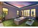 Stylish backyard featuring a contemporary fire pit and comfortable seating for relaxing evenings at 1337 E Paseo Way, Phoenix, AZ 85042