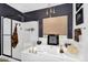 Luxurious bathroom featuring a soaking tub and a separate glass shower enclosure at 1337 E Paseo Way, Phoenix, AZ 85042