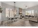 Inviting living room features a cozy fireplace, neutral palette, and great natural light at 1884 E Stephens Dr, Tempe, AZ 85283