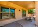 Covered back patio featuring ample space, seating, and shade at 194 E Canyon Creek Dr, Gilbert, AZ 85295