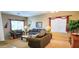 Cozy living room featuring comfortable sofas, a coffee table, and large windows at 2894 N Paisley Ave, Casa Grande, AZ 85122