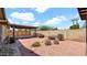 This backyard has a pergola and low maintenance landscaping at 7120 N Via De La Sendero --, Scottsdale, AZ 85258