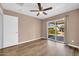 Bedroom featuring a sliding glass door with access to a private patio at 9639 W Cinnabar Ave # A, Peoria, AZ 85345