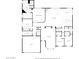 Detailed floor plan illustrating the layout of the home, including bedrooms, living areas, and amenities for clear visualization at 10105 E Larkspur Dr, Scottsdale, AZ 85260