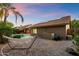 Private backyard oasis featuring a pool, patio, hammock, and well-manicured landscaping at 13361 N 99Th Pl, Scottsdale, AZ 85260