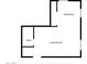 Layout plan illustrating a bedroom, living room, and bathroom combination at 13648 E Aloe Vera Dr, Scottsdale, AZ 85262