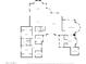 Floor plan featuring a home layout with a large kitchen, dining area, and primary bedroom suite at 13648 E Aloe Vera Dr, Scottsdale, AZ 85262