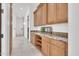 Hallway features lots of storage space and a granite counter top at 13648 E Aloe Vera Dr, Scottsdale, AZ 85262