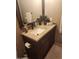 Bathroom featuring a single vanity, mirror, and neutral walls at 16805 S 29Th Pl, Phoenix, AZ 85048