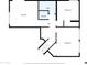 Floor plan of first floor featuring two bedrooms, bath, laundry, wet bar, and hall at 16805 S 29Th Pl, Phoenix, AZ 85048