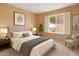Inviting main bedroom featuring a comfortable bed, natural light, and a calming color scheme for relaxation at 2234 E Lawrence Rd, Phoenix, AZ 85016