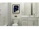 A pristine bathroom features modern fixtures, clean lines, and elegant decor at 32452 N Cherry St, San Tan Valley, AZ 85143