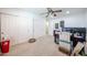 Bedroom with closet and ceiling fan at 3608 W Villa Rita Dr, Glendale, AZ 85308