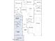 Detailed floor plan showcases the layout of the home, including the kitchen, bedrooms, and living areas at 3858 E Kenley Ln, San Tan Valley, AZ 85143