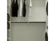 Spacious walk-in closet with built-in shelving and a hanging rod perfect for organized storage with in-unit laundry at 4571 E French Rd, San Tan Valley, AZ 85143