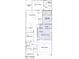 Detailed floorplan showcasing the layout with bedrooms, kitchen, living area, and garage at 4571 E French Rd, San Tan Valley, AZ 85143