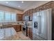 Stylish kitchen featuring stainless steel appliances, ample cabinetry, and granite countertops at 5077 E Lonesome Trl, Cave Creek, AZ 85331