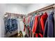 Walk-in closet with rods to hang clothes at 8943 W Sierra Vista Dr, Glendale, AZ 85305
