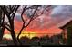 Scottsdale backyard featuring a dramatic, colorful sunset, along with a playground at 9675 E Roadrunner Dr, Scottsdale, AZ 85262