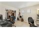 Bedroom with desks and closets ideal for use as a work space or hobby room at 1072 W Windhaven Ave, Gilbert, AZ 85233