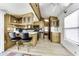 Kitchen bar area with stainless steel appliances and wood cabinetry at 17200 W Bell Rd # 47, Surprise, AZ 85374