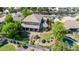 Extensive aerial view of the home and lot with landscaping, patio, and pool at 2383 E Zion Way, Chandler, AZ 85249