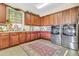 Well-equipped laundry room with stainless steel appliances, ample counter space, and stylish cabinets at 2383 E Zion Way, Chandler, AZ 85249