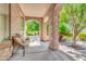Cozy covered patio with comfortable seating and serene views at 2383 E Zion Way, Chandler, AZ 85249