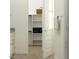 Modern bathroom showing a closet and white marble shower stall at 4642 E Topaz Dr, San Tan Valley, AZ 85143
