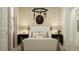 This lovely bedroom features light, a unique chandelier, and cozy decor at 4695 E Topaz Dr, San Tan Valley, AZ 85143