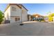 Spacious backyard with a basketball court and artificial turf, perfect for outdoor activities and relaxation at 47 W Calle Monte Vis, Tempe, AZ 85284