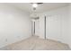 Bedroom featuring ceiling fan and a closet at 47 W Calle Monte Vis, Tempe, AZ 85284
