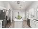 Well-lit kitchen with stainless steel appliances, center island, and modern finishes at 47 W Calle Monte Vis, Tempe, AZ 85284
