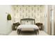 Charming bedroom with rabbit-themed wallpaper and matching decor for a sweet, whimsical feel at 4732 E Amethyst Ln, San Tan Valley, AZ 85143