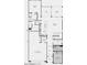 Open concept floor plan featuring a kitchen, gathering room, owner's suite, dining area, and three car tandem garage at 5355 W Sweet Pea Ter, Laveen, AZ 85339