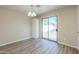 Dining room features a sliding glass door that leads to backyard at 537 W Kingman Dr, Casa Grande, AZ 85122