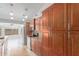 Updated kitchen with stainless steel appliances and plentiful storage at 7526 W Windrose Dr, Peoria, AZ 85381