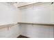 Walk-in closet with shelving and wood racks at 840 E Baylor Ln, Chandler, AZ 85225