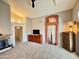 This bright living room features gray walls and neutral carpet at 14345 N 101St St, Scottsdale, AZ 85260