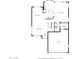 Black and white floor plan of the first floor with dimensions of each room at 1655 W Stanford Ave, Gilbert, AZ 85233