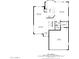 Detailed floor plan of the first floor with living spaces, kitchen, and garage at 1655 W Stanford Ave, Gilbert, AZ 85233