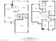 Combined floor plan of both floors showing the layout and room dimensions at 1655 W Stanford Ave, Gilbert, AZ 85233