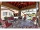 Beautiful covered patio with ceiling fan, decorative ceiling, and great backyard views at 27421 N 22Nd Ln, Phoenix, AZ 85085