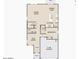 Functional floor plan showcasing the layout of the first floor, complete with kitchen, flex room, and garage at 29647 N Oak Dr, Florence, AZ 85132