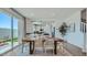 Bright dining area featuring modern furnishings and seamless access to outdoor patio at 3344 S Lotus Ave, Mesa, AZ 85212