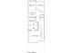 Second floor plan featuring three bedrooms, two baths, walk-in closet and laundry at 3344 S Lotus Ave, Mesa, AZ 85212