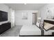 Beautifully staged main bedroom with minimalist decor and a serene ambiance at 4288 E Kolin Ln, San Tan Valley, AZ 85143